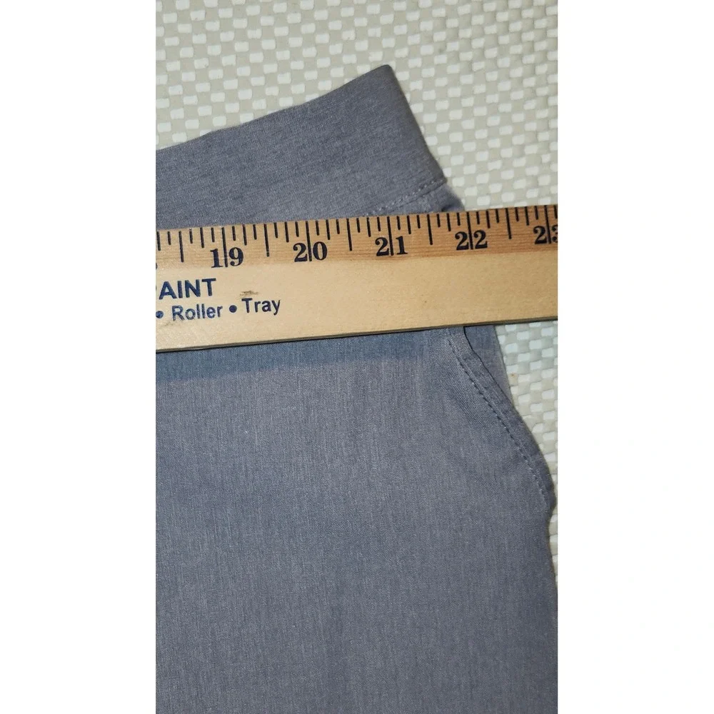 Greg Norman Mens Gray Flat Front‎ Golf Pants Stretch Trousers 42x31 RN128492